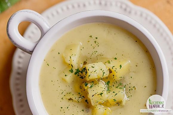 Zupa krem porowo-ziemniaczana
