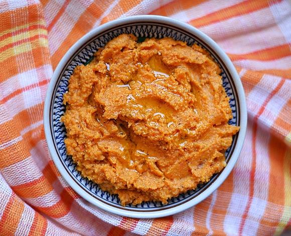 Hummus marchewkowo-pietruszkowy