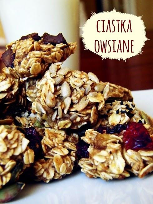 Dwuskładnikowe ciasteczka owsiane w 15 minut