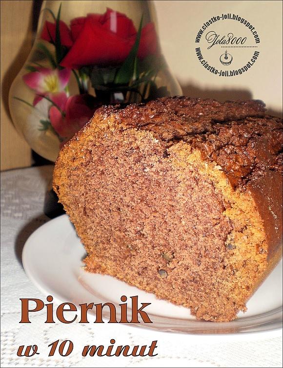 Piernik w 10 minut szybki przepis na ciasto piernikowe