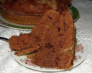 Łatwe ciasto z marmoladą gruszkową i śliwkową