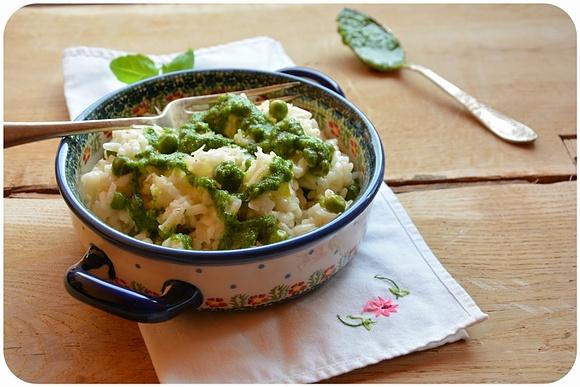 O zielonym risotto i torcie