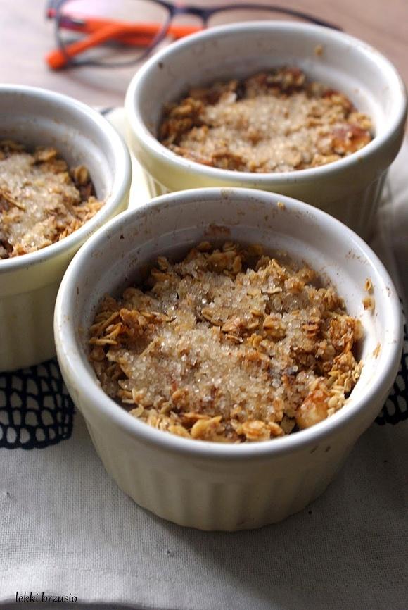 Lekkie crumble jabłkowo-gruszkowe