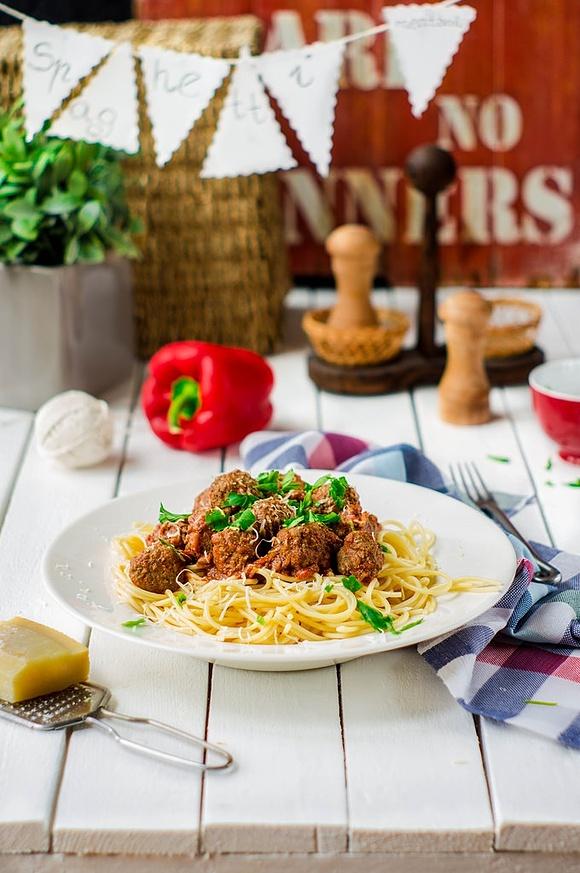 Spaghetti z klopsikami