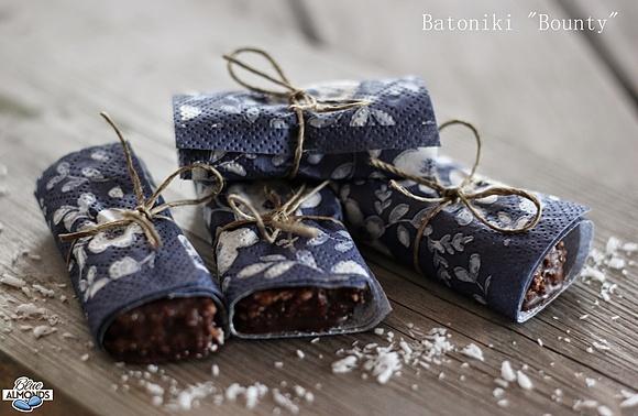 Batoniki Bounty Zdrowa domowa wersja z kokosem
