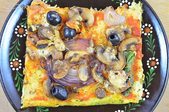 Pizza kukurydziana z polenty