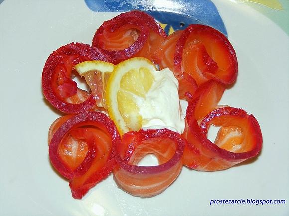 Gravlax łosoś w skandynawskim stylu