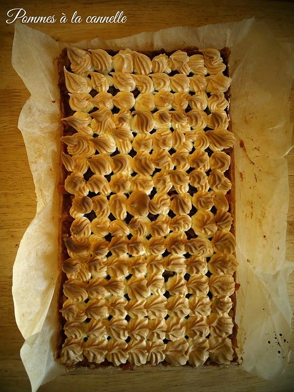 Mazurek pomarańczowy z domowym dżemem i limonką