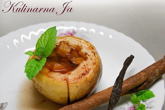 Pieczone jabłka z dżemem