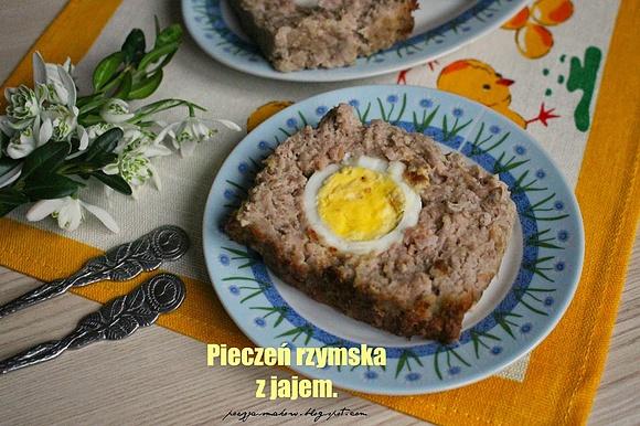 Pieczeń rzymska z jajem