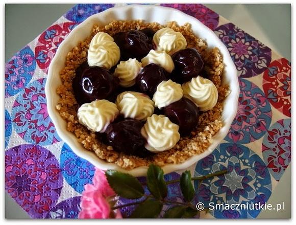 Tartaletki z mascarpone i wiśniami bez pieczenia
