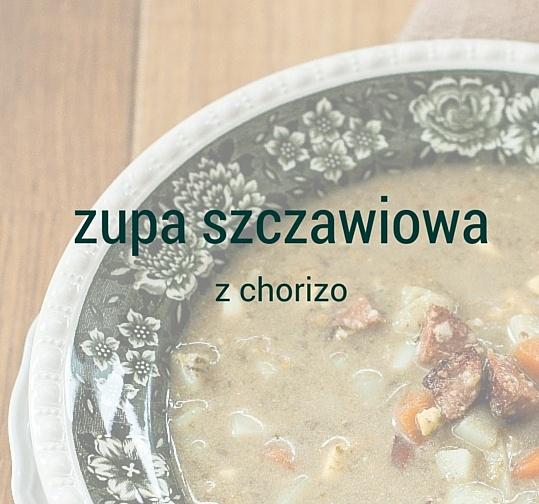 Zupa szczawiowa z chorizo