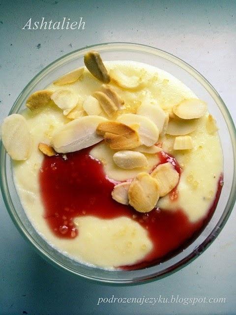 Ashtalieh libański pudding migdałowy