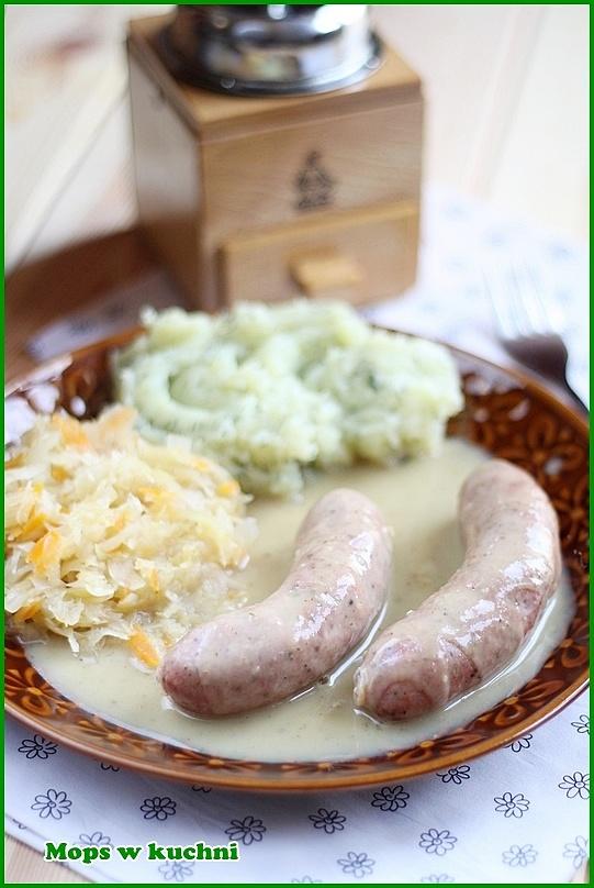 Biała kiełbasa w sosie polskim