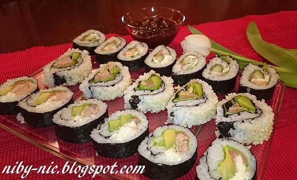Sushi maki i uramaki