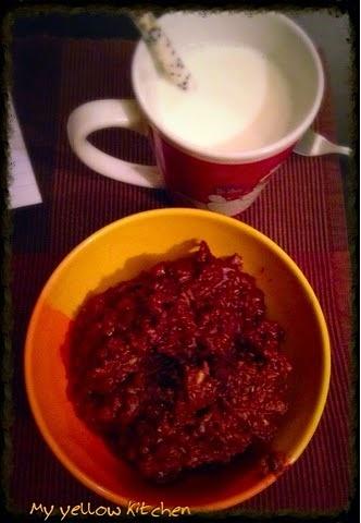 Risotto czekoladowe z chilli