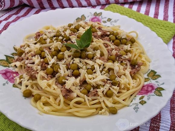 Spaghetti z tuńczykiem