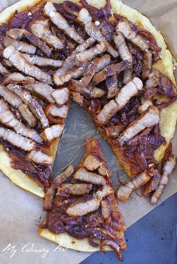 Pizza na ziemniaczanym spodzie