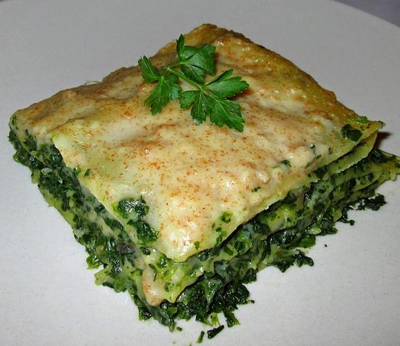 Lasagne ze szpinakiem