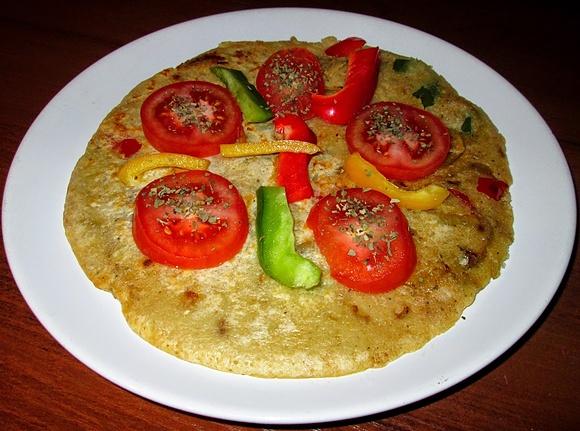 Omlet cebulowo-paprykowy