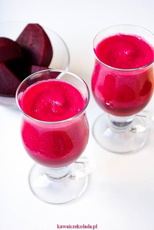 Smoothie z buraka i jabłka