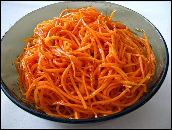 Marchewkowe spaghetti