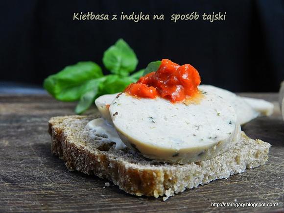 Kiełbasa z indyka na sposób tajski