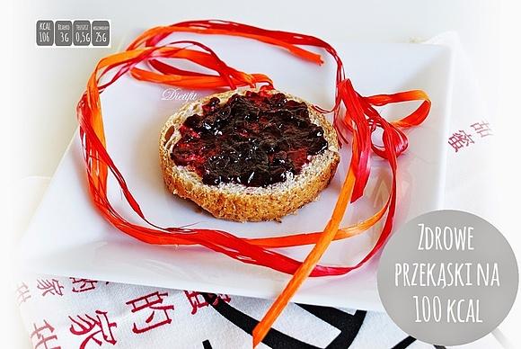 Szybkie kanapki z dżemem na 100 kcal
