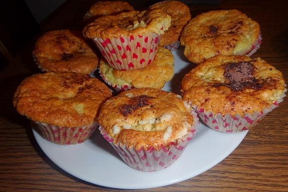 Muffinki z budyniem kokosowym