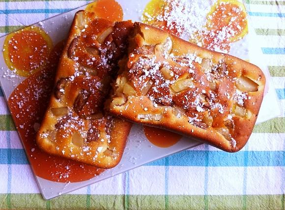 Gruszkowo-bananowe ciasto jogurtowe