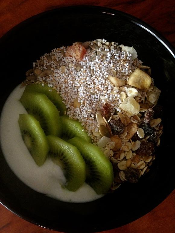 Jogurt z kiwi i amarantusem