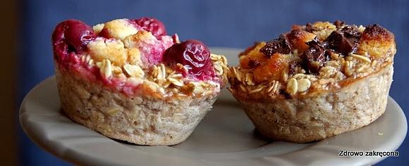 Muffiny owsiane na drugie śniadanie