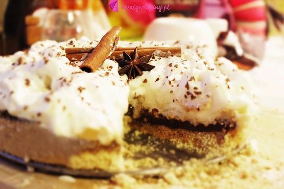 Czekoladowe banoffee szybkie ciasto bez pieczenia