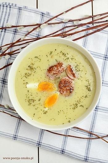 Zupa chrzanowa z białą kiełbasą na Wielkanoc i codzienny obiad