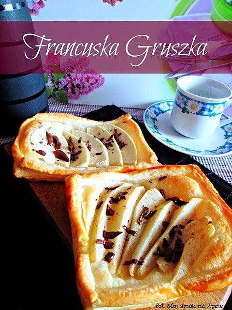 Duet polsko francuski zapiekana gruszka w cieście