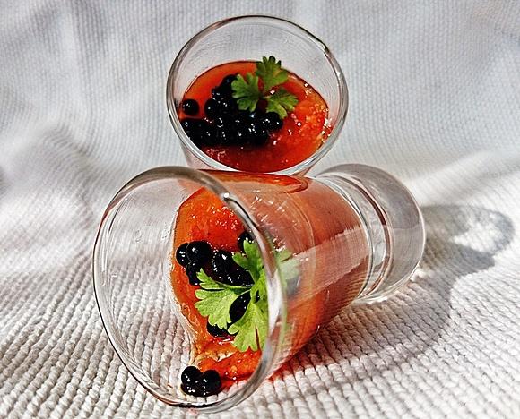 Bezalkoholowe shoty z gazpacho