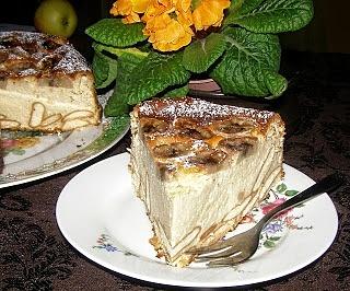 Pieczony sernik bananowy