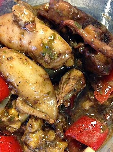 Sałatka z ośmiornicy i kalmarów