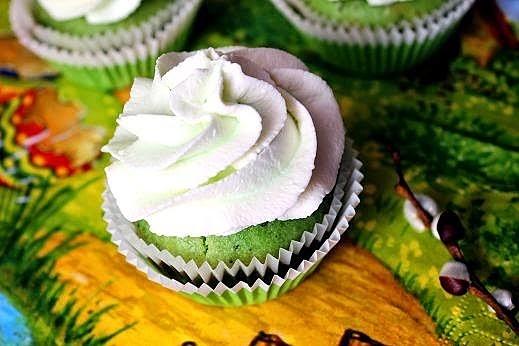 Muffinki z zieloną herbatą