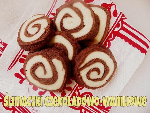 Ślimaki czekoladowo-waniliowe
