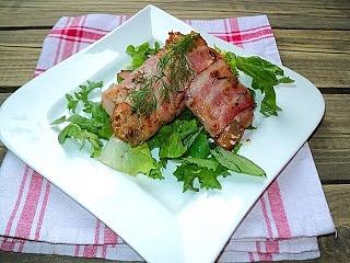 Filet zapiekany w boczku