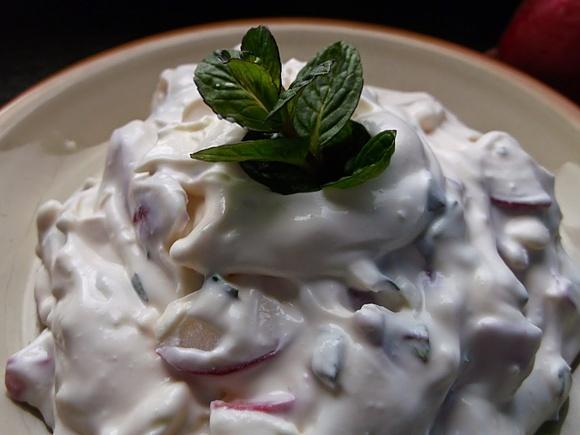 Pasta z serka koziego i mięty