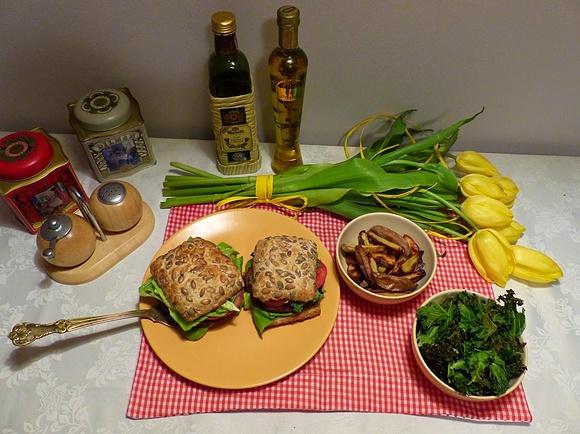 Burgery z batatów i żółtej soczewicy