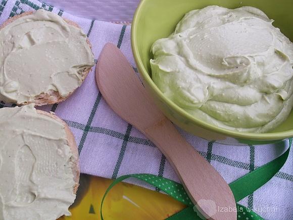 Pasta z awokado i twarożkiem