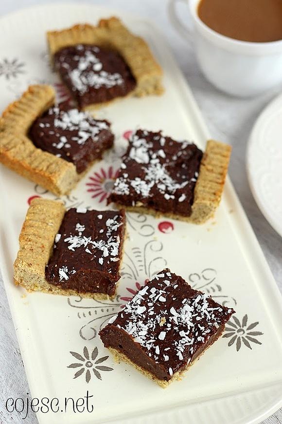 Dietetyczny mazurek czekoladowy bez glutenu