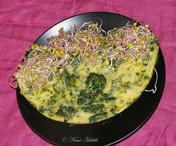 Zielony omlet