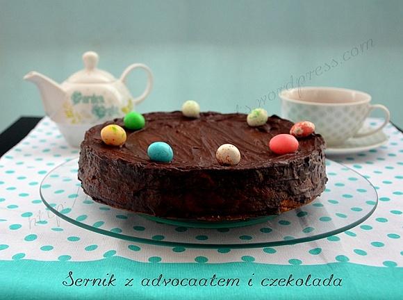 Sernik z advocaatem i czekoladą