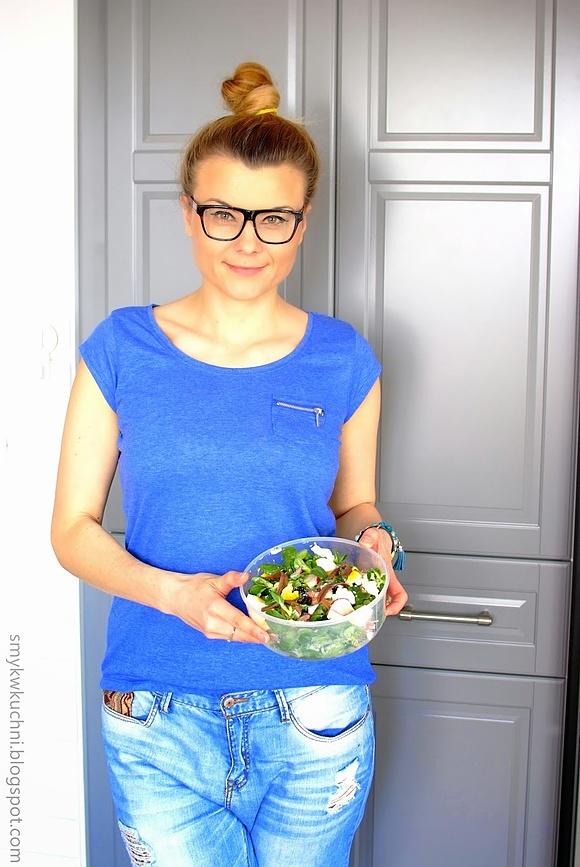 Dietetyczna sałatka z anchois