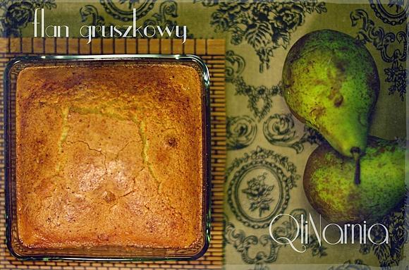 Flan gruszkowy lekki i puszysty deser z gruszkami