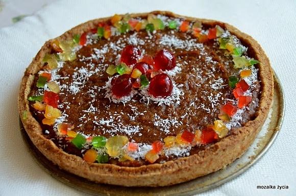 Mazurek daktylowo-pomarańczowy